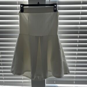 SHEIN Strapless White Dress